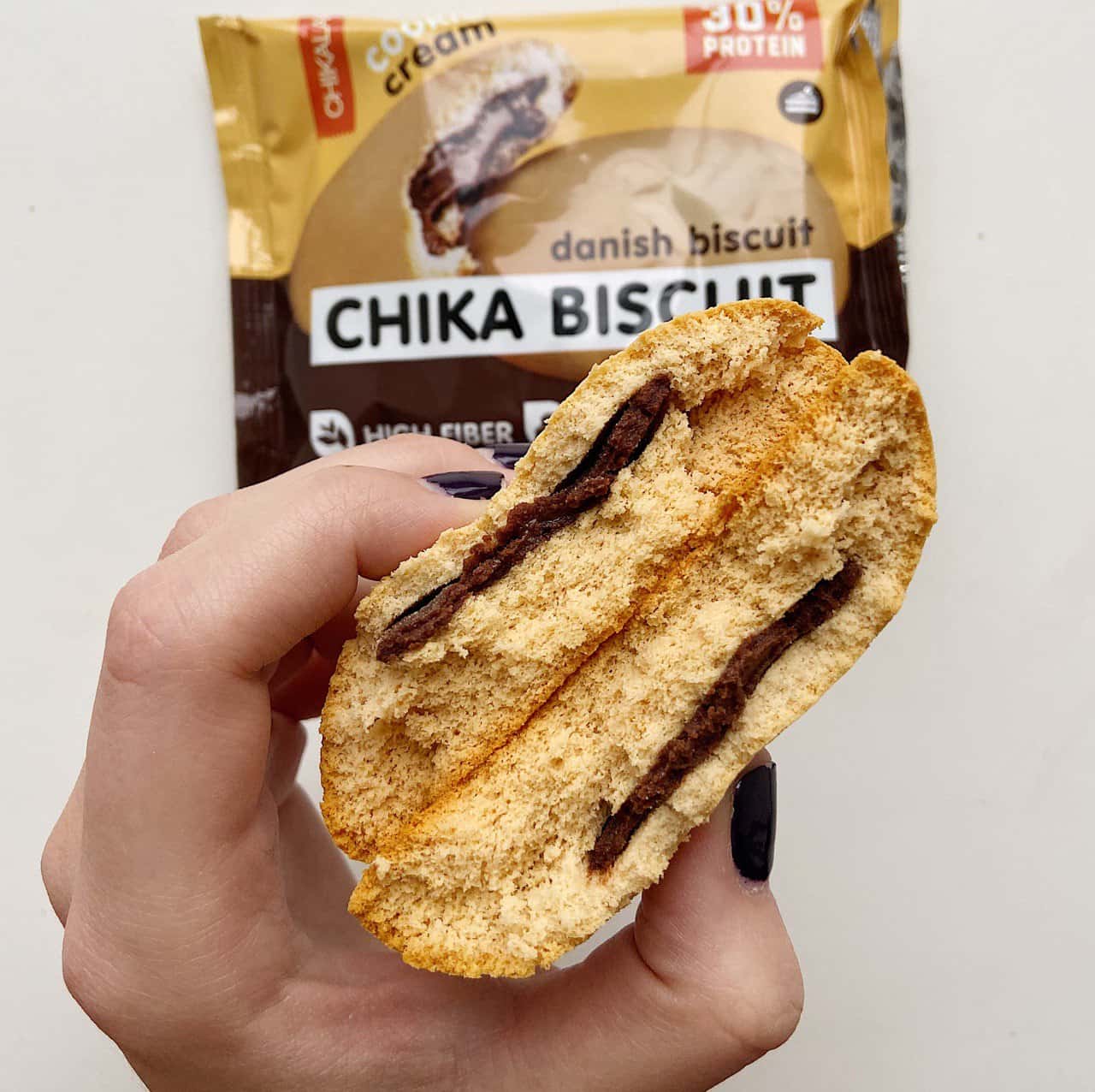 CHIKALAB Печенье не глазированное с начинкой, Chika Biscuit 50 гр