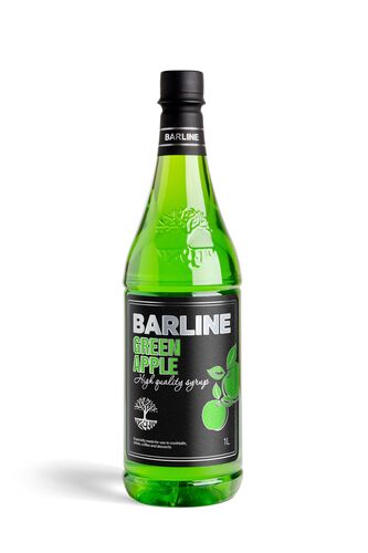 Barline, Сироп с Дозатором со Вкусом Зелёного Яблока, 1000 мл