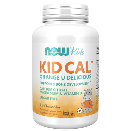 Now Foods Кальций для Детей, Kid Cal 100 жевательных таблеток
