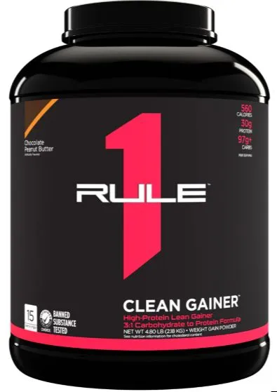 RULE1, Гейнер, Clean Gainer 4,535 гр (10 lbs)